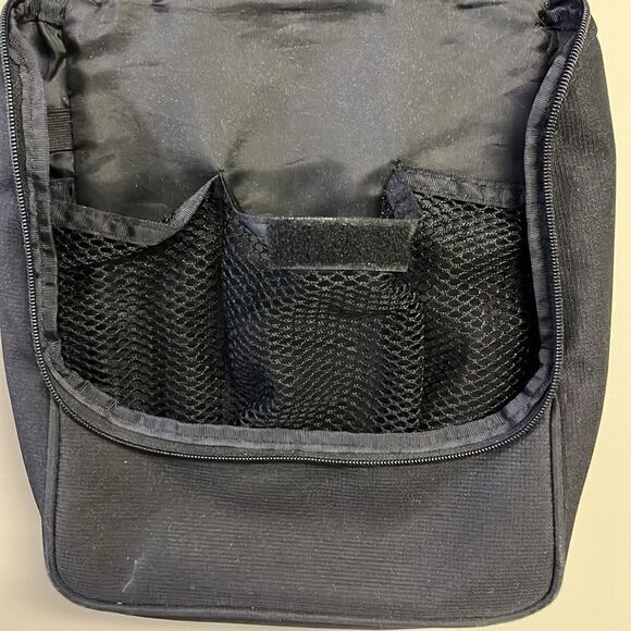 Unbranded Black Travel Toiletries Hanging Bag Hook and Loop Removable Component - Picture 6 of 13